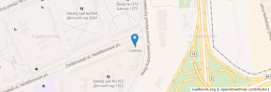 Mapa de ubicacion de Ludovic en Россия, Центральный Федеральный Округ, Москва, Восточный Административный Округ, Район Ивановское.