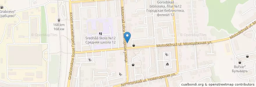 Mapa de ubicacion de аптека en 俄罗斯/俄羅斯, Центральный Федеральный Округ, 卡卢加州, Городской Округ Калуга.