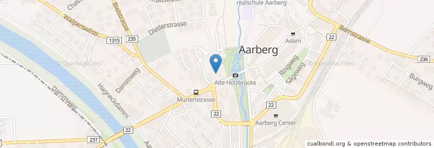Mapa de ubicacion de Burkhard en İsviçre, Bern/Berne, Verwaltungsregion Seeland, Verwaltungskreis Seeland, Aarberg.