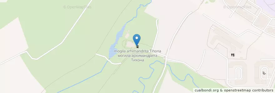 Mapa de ubicacion de могила архимандрита Тихона en Rússia, Distrito Federal Central, Oblast De Moscou, Городской Округ Мытищи.