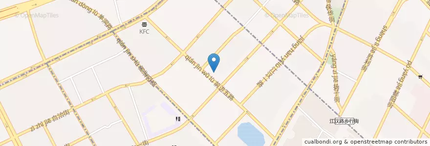 Mapa de ubicacion de 水塔街道 en 中国, 湖北省, 武汉市, 江汉区, 水塔街道.