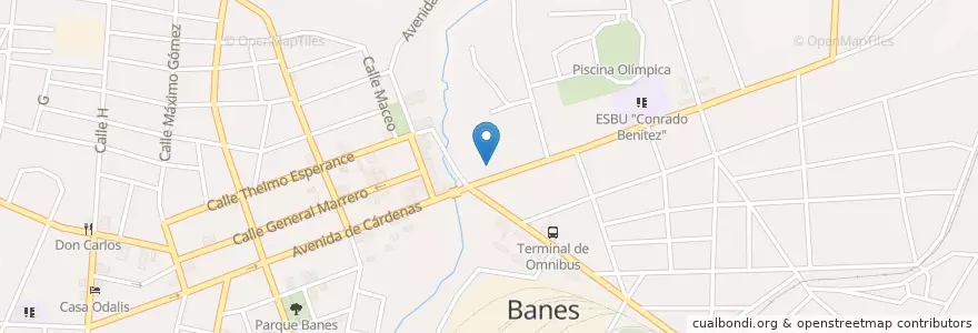 Mapa de ubicacion de Héroes de Girón en كوبا, Holguín, Banes, Ciudad De Banes.