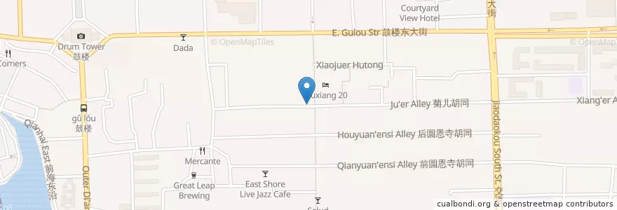 Mapa de ubicacion de HEA Coffee en الصين, بكين, خبي, 东城区.