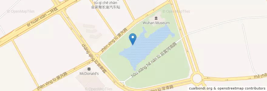 Mapa de ubicacion de 常青街道 en 中国, 湖北省, 武汉市, 江汉区, 常青街道.