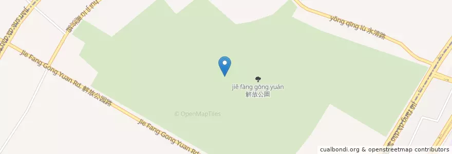 Mapa de ubicacion de 劳动街道 en Chine, Hubei, Wuhan, District De Jiang'an, 劳动街道.