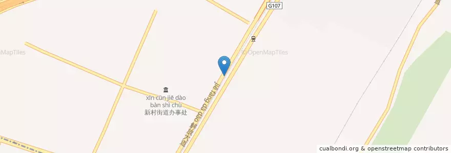 Mapa de ubicacion de 新村街道 en 中国, 湖北省, 武汉市, 江岸区, 新村街道.