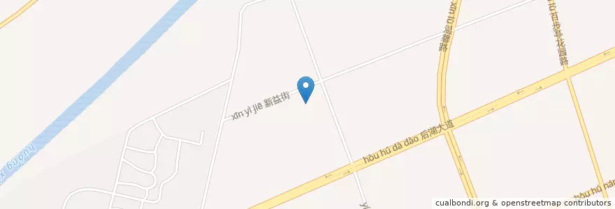Mapa de ubicacion de 后湖街道 en 中国, 湖北省, 武汉市, 江岸区, 后湖街道.