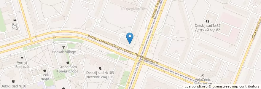 Mapa de ubicacion de Толстый фраер en Russland, Föderationskreis Nordwest, Oblast Leningrad, Sankt Petersburg, Wyborger Rajon, Округ Шувалово-Озерки.