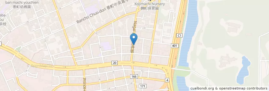 Mapa de ubicacion de キングストン en Giappone, Tokyo, Chiyoda.