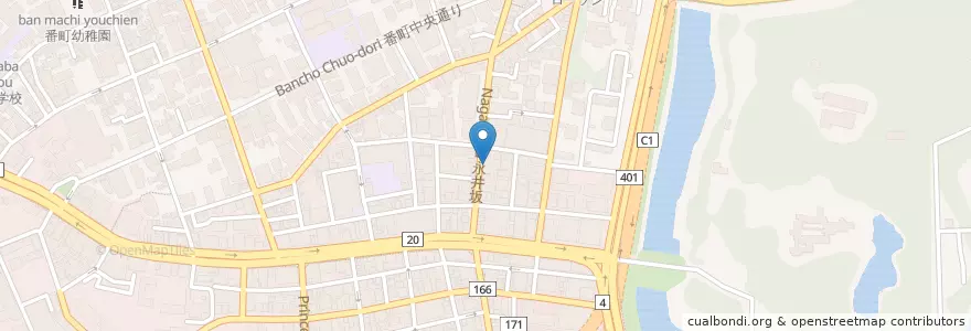 Mapa de ubicacion de お膳屋 en 日本, 東京都, 千代田区.