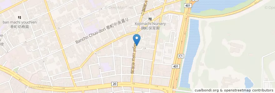 Mapa de ubicacion de 三井住友銀行 en Giappone, Tokyo, Chiyoda.