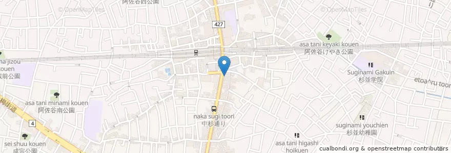 Mapa de ubicacion de LaPausa en Giappone, Tokyo, 杉並区.