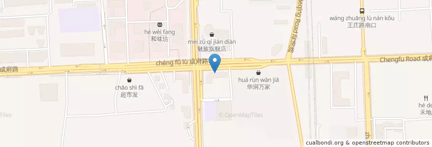 Mapa de ubicacion de Yonghe King en China, Beijing, Hebei, Haidian District.