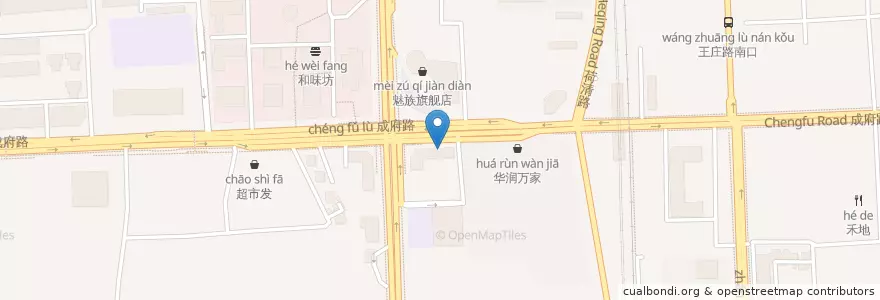 Mapa de ubicacion de 一品三笑(五道口店) en 中国, 北京市, 河北省, 海淀区.