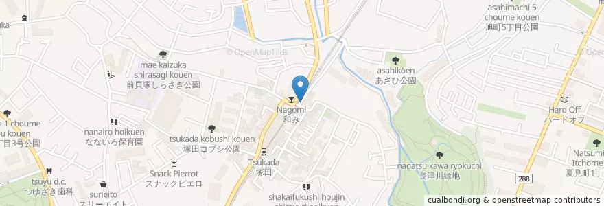 Mapa de ubicacion de Café Deja Vu en 日本, 千葉県, 船橋市.