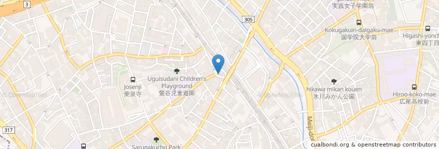Mapa de ubicacion de 俺流塩らーめん en Japão, Tóquio, 渋谷区.