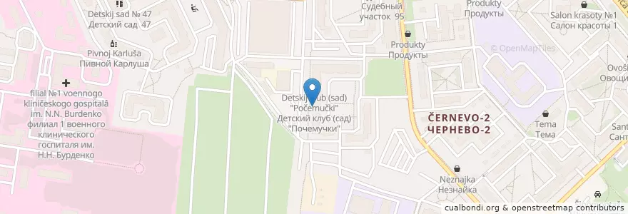 Mapa de ubicacion de Гемотест en Rusland, Centraal Federaal District, Oblast Moskou, Городской Округ Красногорск.