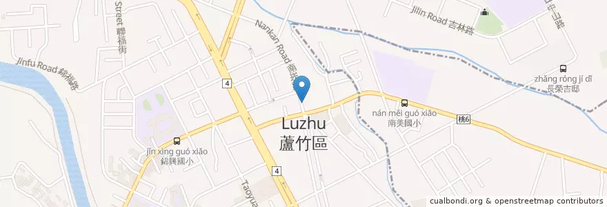 Mapa de ubicacion de 李西餐廳 en 臺灣, 桃園市, 蘆竹區.