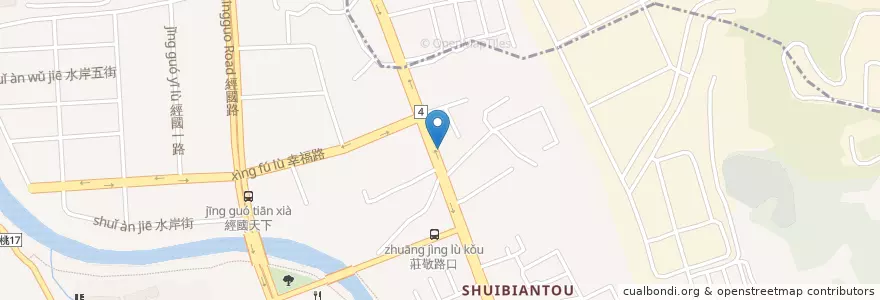 Mapa de ubicacion de 巧合珍牛肉麵 en تايوان, تاو يوان.