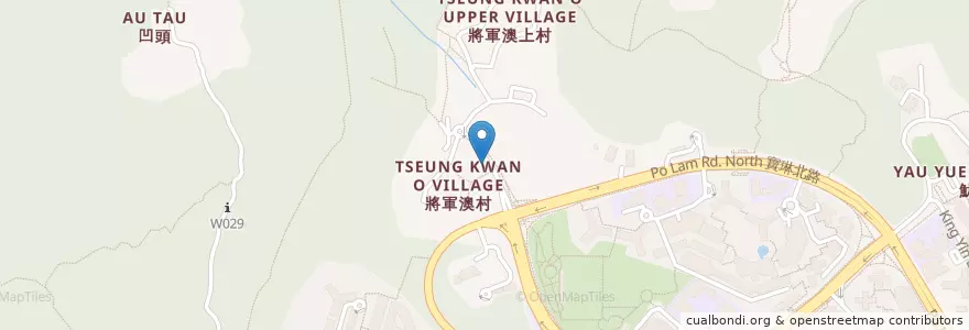 Mapa de ubicacion de 將軍澳村公廁 Tseung Kwan O Village Public Toilet en Китай, Гуандун, Гонконг, Новые Территории, 西貢區 Sai Kung District.