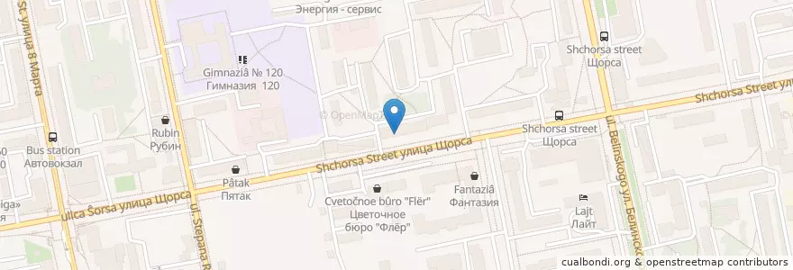 Mapa de ubicacion de Чойс en Rusland, Уральский Федеральный Округ, Свердловская Область, Городской Округ Екатеринбург.