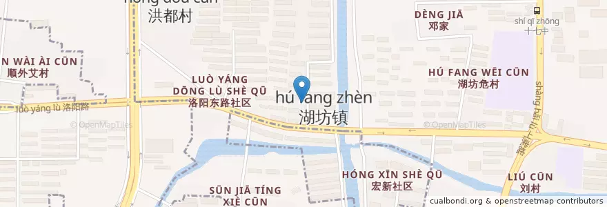 Mapa de ubicacion de 青山湖区湖坊街道御锦城社区卫生服务站 en Chine, Jiangxi, Nanchang, 青山湖区, 湖坊镇.