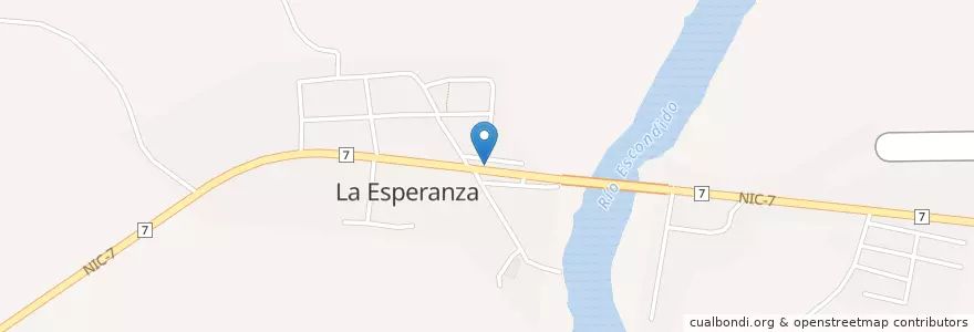 Mapa de ubicacion de Bar El Chaparro en Nicaragua, South Atlantic Autonomous Region, El Rama (Municipio).