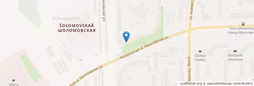 Mapa de ubicacion de pharmacy en روسيا, Приволжский Федеральный Округ, أوبلاست كيروف, Городской Округ Киров.