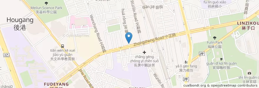 Mapa de ubicacion de 以利泡泡冰 en Taiwan, 新北市, Taipei, 士林區.