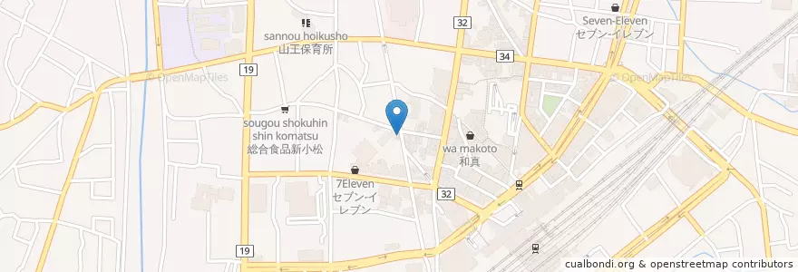 Mapa de ubicacion de Salad taberu en 日本, 長野県, 長野市.