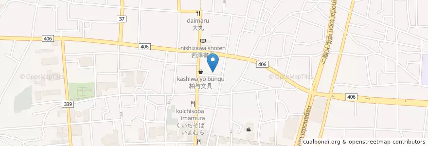 Mapa de ubicacion de 新小路カフェ en Japan, Nagano Prefecture, Nagano.