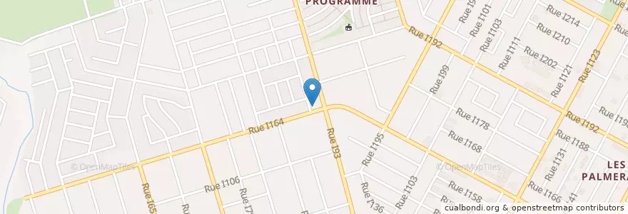 Mapa de ubicacion de Pharmacie Saint-Paul en Ivory Coast, Abidjan, Cocody.