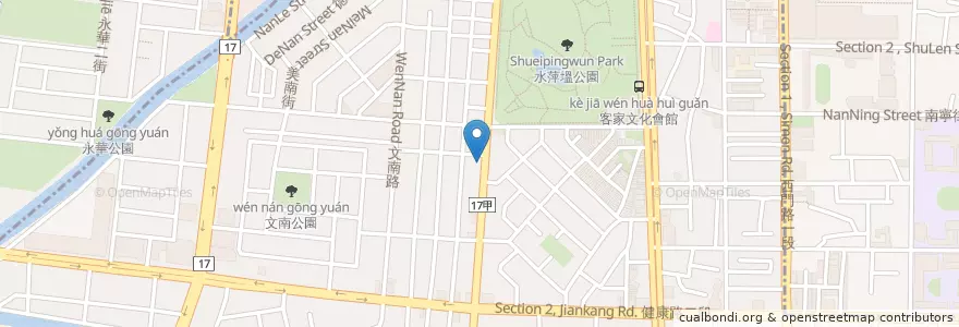 Mapa de ubicacion de 李昭榮胃腸科診所 en Tayvan, 臺南市, 南區.