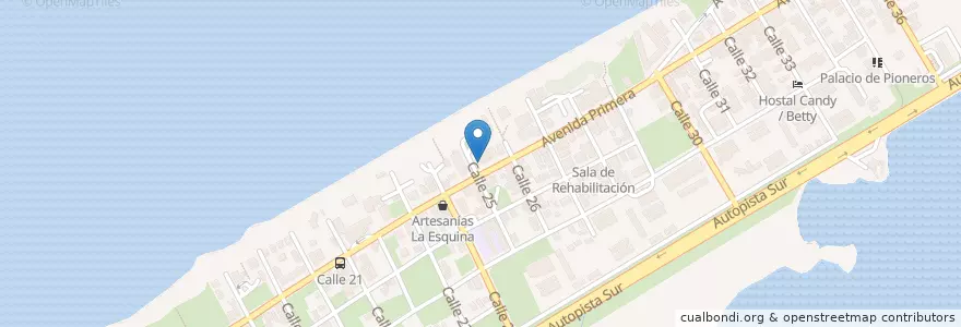 Mapa de ubicacion de Steak House El Toro en کوبا, Matanzas, Cárdenas, Varadero.