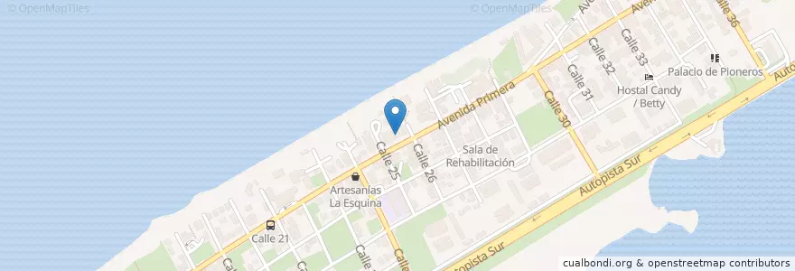 Mapa de ubicacion de Casa de Miel en کوبا, Matanzas, Cárdenas, Varadero.