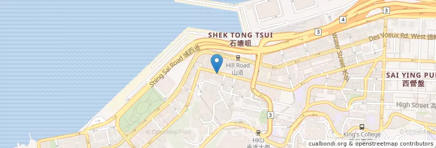 Mapa de ubicacion de 石塘咀 Shek Tong Tsui en 中国, 广东省, 香港 Hong Kong, 香港島 Hong Kong Island, 新界 New Territories, 中西區 Central And Western District.