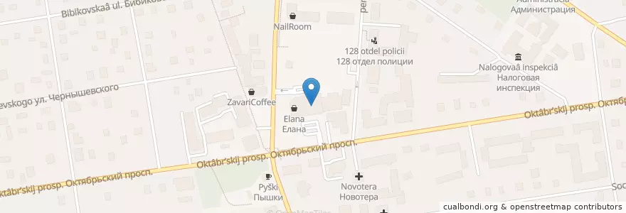 Mapa de ubicacion de CINEMA en Russia, Northwestern Federal District, Leningrad Oblast, Vsevolozhsky District, Vsevolozhsk.
