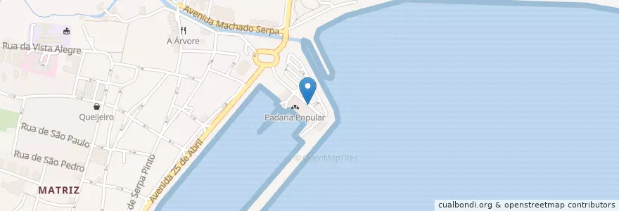 Mapa de ubicacion de Terminal Marítimo en Португалия, Азорские Острова, Faial, Horta.