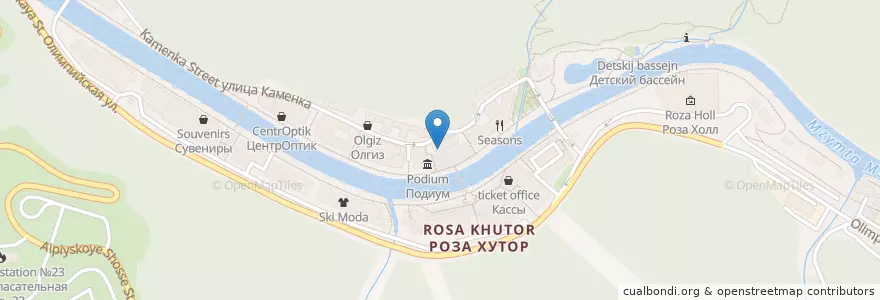 Mapa de ubicacion de Luciano en Rusya Federasyonu, Южный Федеральный Округ, Krasnodar Krayı, Городской Округ Сочи.