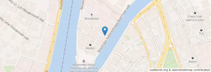 Mapa de ubicacion de RED en روسیه, Центральный Федеральный Округ, Москва, Центральный Административный Округ.