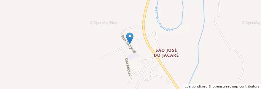 Mapa de ubicacion de Senhora do Porto en برزیل, منطقه جنوب شرقی برزیل, میناس گرایس, Região Geográfica Intermediária De Governador Valadares, Microrregião Guanhães, Senhora Do Porto.