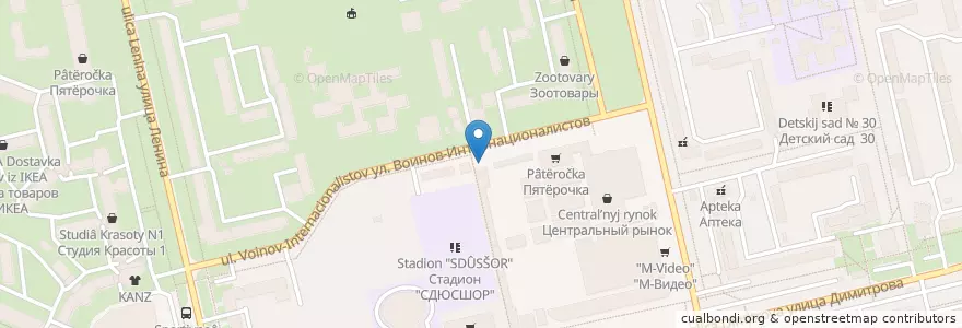 Mapa de ubicacion de modern taxi en Rusia, Центральный Федеральный Округ, Курская Область, Городской Округ Железногорск.