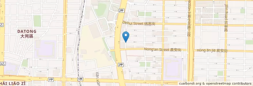 Mapa de ubicacion de 拉亞漢堡 en Taiwan, 新北市, Taipei.