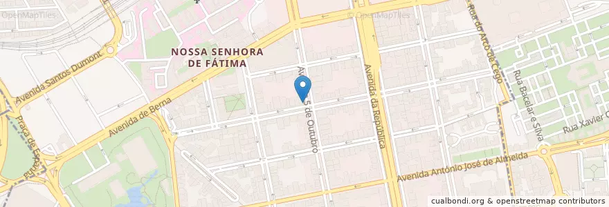 Mapa de ubicacion de Pastelaria Tim-Tim en Portugal, Área Metropolitana De Lisboa, Lisboa, Grande Lisboa, Lisboa, Avenidas Novas.