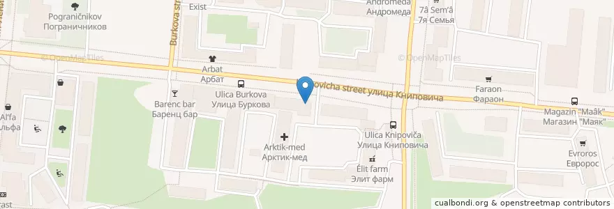 Mapa de ubicacion de Возрождение en ロシア, 北西連邦管区, Мурманская Область, Городской Округ Мурманск.