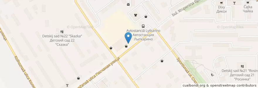 Mapa de ubicacion de Ваш доктор en Rusia, Distrito Federal Central, Óblast De Moscú, Городской Округ Лыткарино.