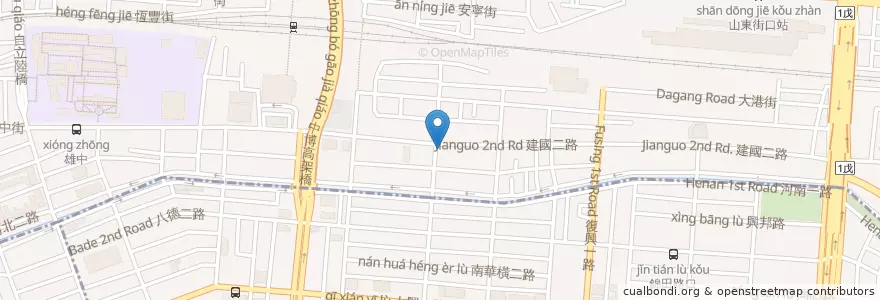 Mapa de ubicacion de 太師傅 en Taiwan, Kaohsiung, Sanmin District.