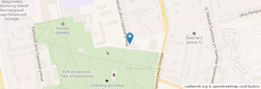 Mapa de ubicacion de Forno-a-Legna en Rusland, Centraal Federaal District, Oblast Belgorod, Белгородский Район, Городской Округ Белгород.