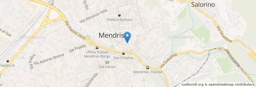 Mapa de ubicacion de Bar Mendrisio en 瑞士, Ticino, Distretto Di Mendrisio, Circolo Di Mendrisio, Mendrisio.