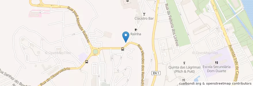 Mapa de ubicacion de Restaurante Barca do Mondego en Portugal, Centro, Baixo Mondego, Coímbra, Coímbra, Santa Clara E Castelo Viegas.